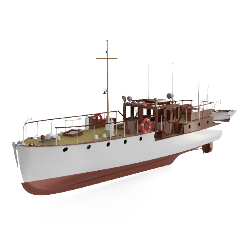 قارب التحكم عن بعد 880 مللي مت - مراجعة Model Kit Yacht وسعره