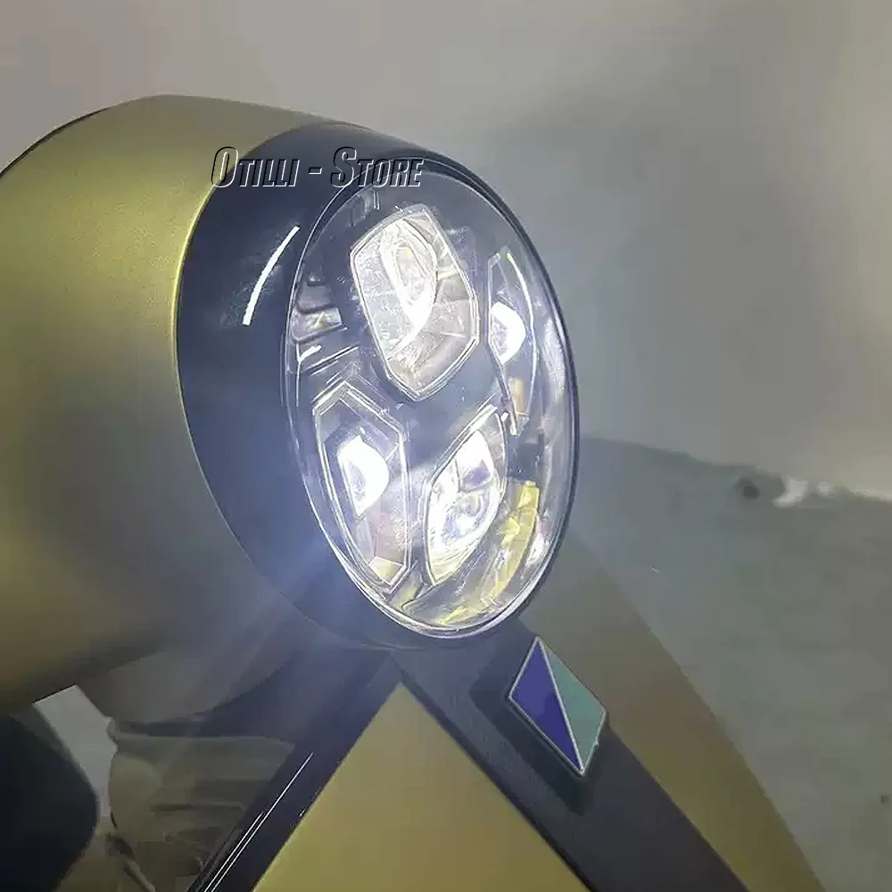 مصباح أمامي GTS300 LED ملحقات  - مراجعة Model Kit Vespa وسعره